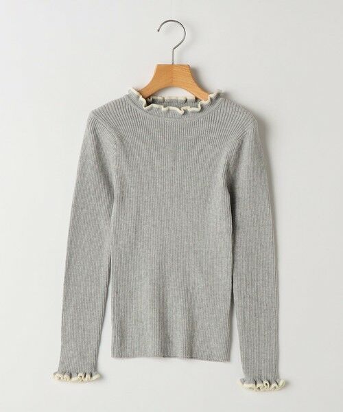 SHIPS / シップス カットソー | SHIPS KIDS:130〜150cm /〈手洗い可能〉フリル リブ ニット | 詳細12