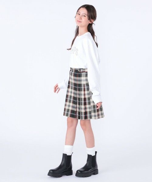 SHIPS / シップス カットソー | 【WEB限定】SHIPS KIDS:100〜160cm / SHIPS ラウンド プリント ロゴ ロングスリーブ Tシャツ | 詳細11