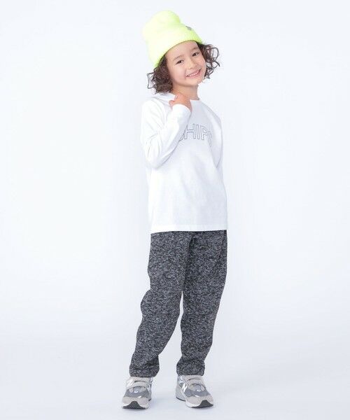 SHIPS / シップス カットソー | 【WEB限定】SHIPS KIDS:100〜160cm / SHIPS ラウンド プリント ロゴ ロングスリーブ Tシャツ | 詳細3