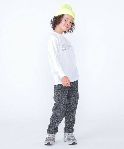 SHIPS / シップス カットソー | 【WEB限定】SHIPS KIDS:100〜160cm / SHIPS ラウンド プリント ロゴ ロングスリーブ Tシャツ | 詳細5