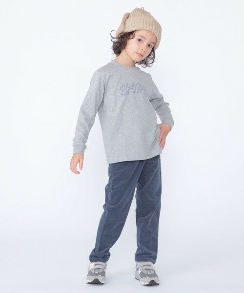 SHIPS / シップス カットソー | 【WEB限定】SHIPS KIDS:100〜160cm / SHIPS ラウンド プリント ロゴ ロングスリーブ Tシャツ | 詳細17