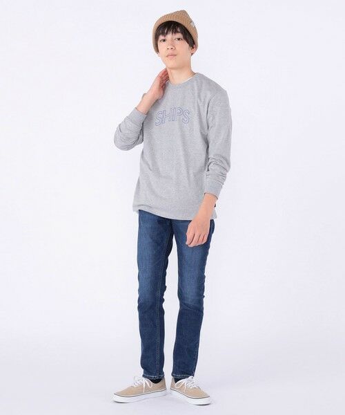 SHIPS / シップス カットソー | 【WEB限定】SHIPS KIDS:100〜160cm / SHIPS ラウンド プリント ロゴ ロングスリーブ Tシャツ | 詳細22