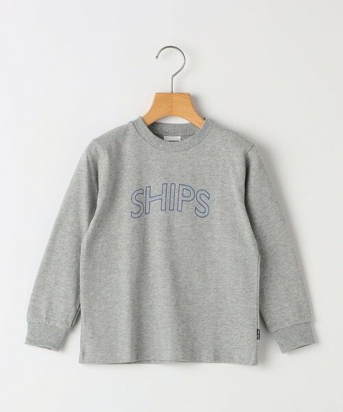 SHIPS / シップス カットソー | 【WEB限定】SHIPS KIDS:100〜160cm / SHIPS ラウンド プリント ロゴ ロングスリーブ Tシャツ | 詳細25