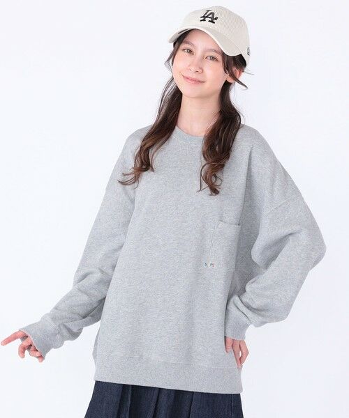 SHIPS / シップス スウェット | 【WEB限定】SHIPS KIDS:100〜160cm / NEW マイクロ ロゴ スウェット | 詳細1