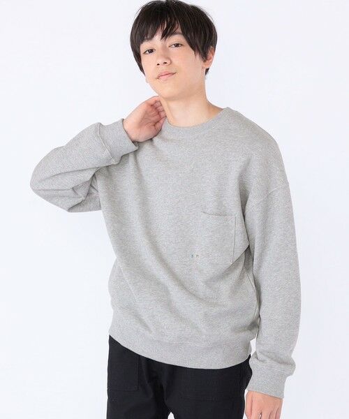 SHIPS / シップス スウェット | 【WEB限定】SHIPS KIDS:100〜160cm / NEW マイクロ ロゴ スウェット | 詳細13