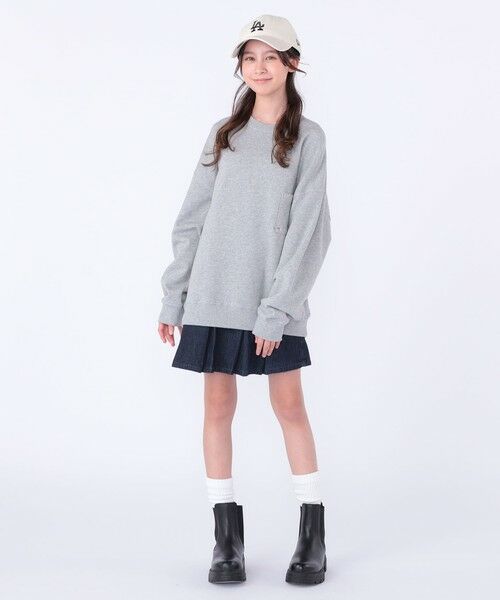 SHIPS / シップス スウェット | 【WEB限定】SHIPS KIDS:100〜160cm / NEW マイクロ ロゴ スウェット | 詳細5