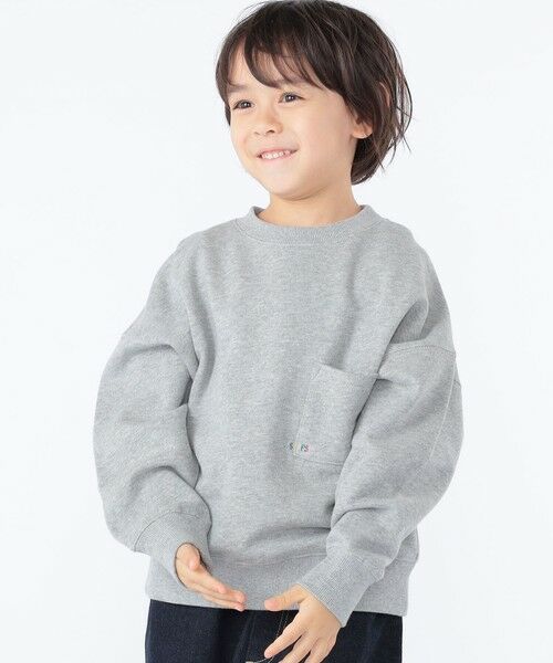 SHIPS / シップス スウェット | 【WEB限定】SHIPS KIDS:100〜160cm / NEW マイクロ ロゴ スウェット | 詳細8