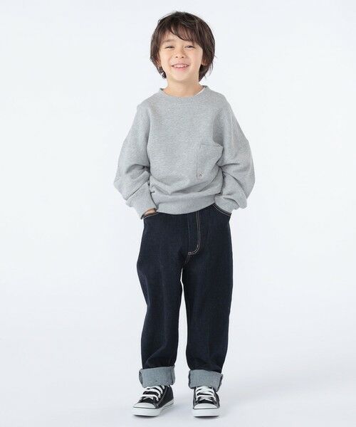 SHIPS / シップス スウェット | 【WEB限定】SHIPS KIDS:100〜160cm / NEW マイクロ ロゴ スウェット | 詳細9