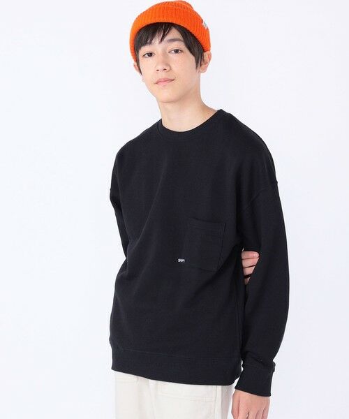 SHIPS / シップス スウェット | 【WEB限定】SHIPS KIDS:100〜160cm / NEW マイクロ ロゴ スウェット | 詳細28