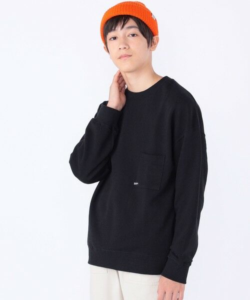 SHIPS / シップス スウェット | 【WEB限定】SHIPS KIDS:100〜160cm / NEW マイクロ ロゴ スウェット | 詳細29