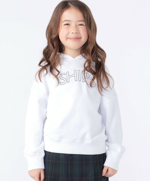 SHIPS / シップス パーカー | 【WEB限定】SHIPS KIDS:100〜160cm / SHIPS ラウンド ロゴ パーカ | 詳細1