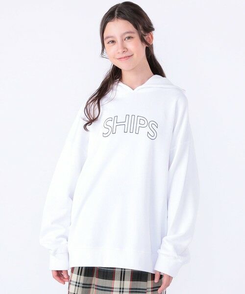 SHIPS / シップス パーカー | 【WEB限定】SHIPS KIDS:100〜160cm / SHIPS ラウンド ロゴ パーカ | 詳細14