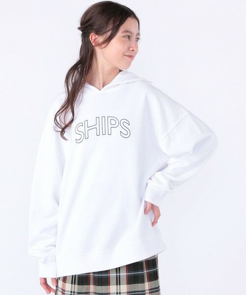 SHIPS / シップス パーカー | 【WEB限定】SHIPS KIDS:100〜160cm / SHIPS ラウンド ロゴ パーカ | 詳細15