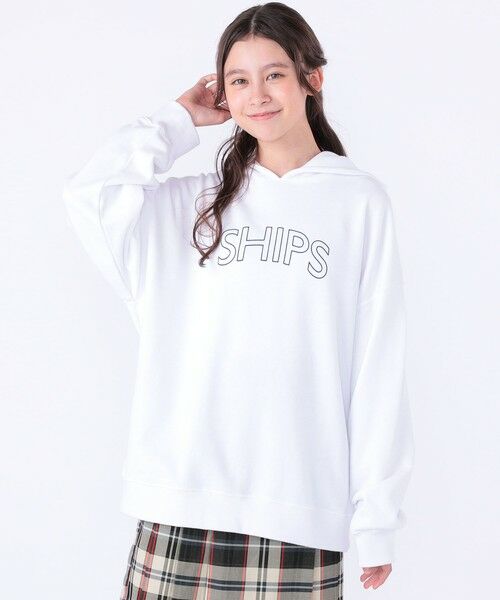 SHIPS / シップス パーカー | 【WEB限定】SHIPS KIDS:100〜160cm / SHIPS ラウンド ロゴ パーカ | 詳細16