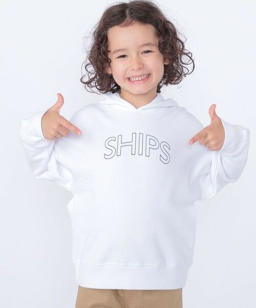 SHIPS / シップス パーカー | 【WEB限定】SHIPS KIDS:100〜160cm / SHIPS ラウンド ロゴ パーカ | 詳細5