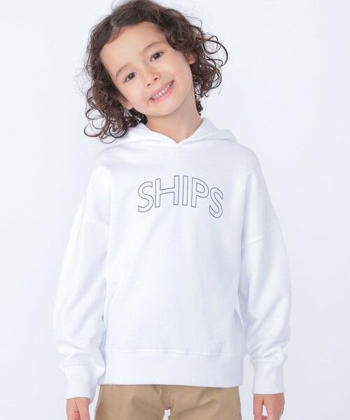 SHIPS / シップス パーカー | 【WEB限定】SHIPS KIDS:100〜160cm / SHIPS ラウンド ロゴ パーカ | 詳細6