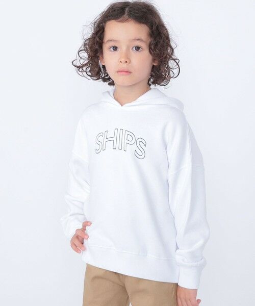 SHIPS / シップス パーカー | 【WEB限定】SHIPS KIDS:100〜160cm / SHIPS ラウンド ロゴ パーカ | 詳細8