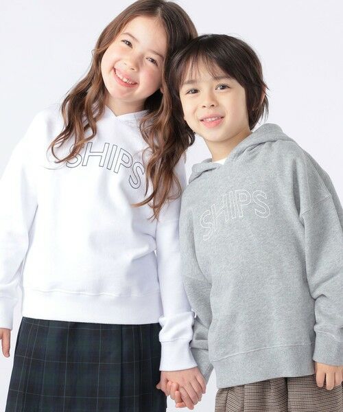 SHIPS / シップス パーカー | 【WEB限定】SHIPS KIDS:100〜160cm / SHIPS ラウンド ロゴ パーカ | 詳細23