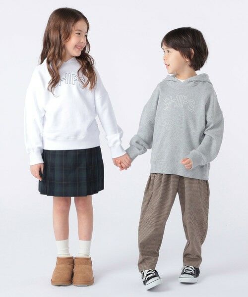 SHIPS / シップス パーカー | 【WEB限定】SHIPS KIDS:100〜160cm / SHIPS ラウンド ロゴ パーカ | 詳細24
