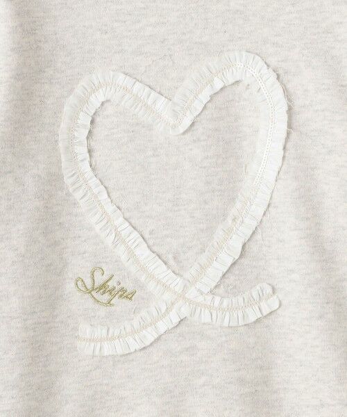 SHIPS / シップス スウェット | SHIPS KIDS:100〜130cm / スパンコール フリル スウェット | 詳細8