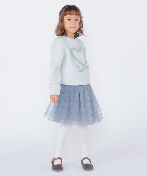 SHIPS / シップス スウェット | SHIPS KIDS:100〜130cm / スパンコール フリル スウェット | 詳細14