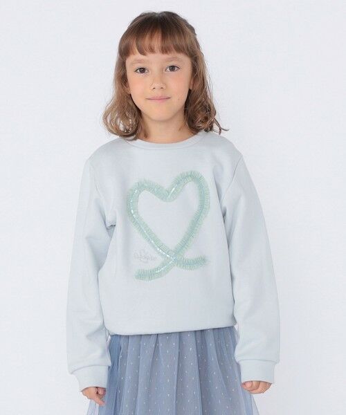 SHIPS / シップス スウェット | SHIPS KIDS:100〜130cm / スパンコール フリル スウェット | 詳細11