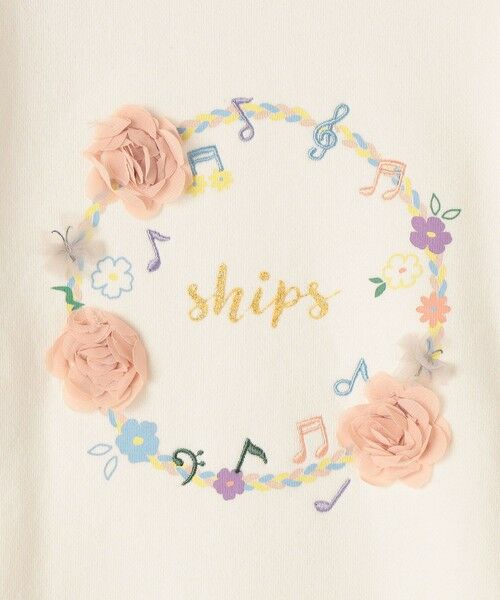 SHIPS / シップス スウェット | SHIPS KIDS:80〜90cm /ミュージック フラワー スウェット | 詳細5