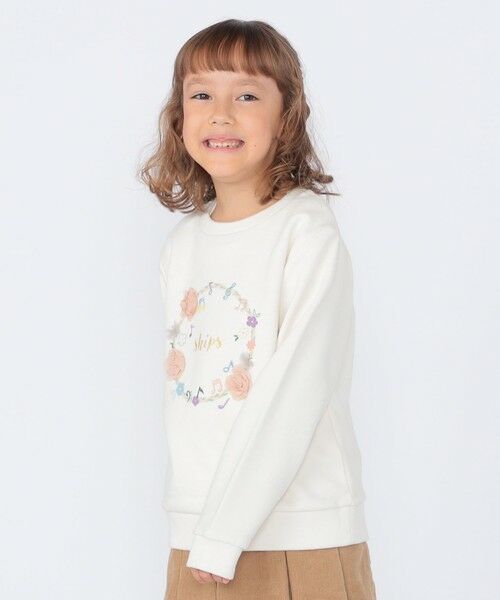 SHIPS / シップス スウェット | SHIPS KIDS:100〜130cm /ミュージック フラワー スウェット | 詳細1