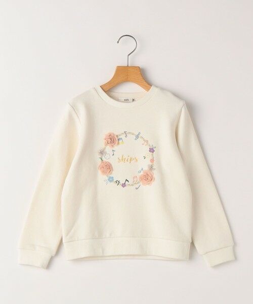 SHIPS / シップス スウェット | SHIPS KIDS:100〜130cm /ミュージック フラワー スウェット | 詳細9