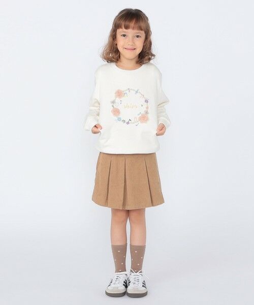 SHIPS / シップス スウェット | SHIPS KIDS:100〜130cm /ミュージック フラワー スウェット | 詳細5