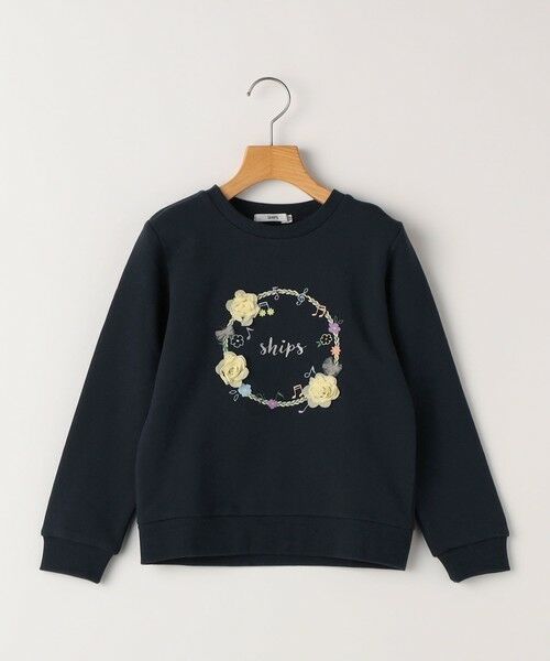 SHIPS / シップス スウェット | SHIPS KIDS:100〜130cm /ミュージック フラワー スウェット | 詳細21