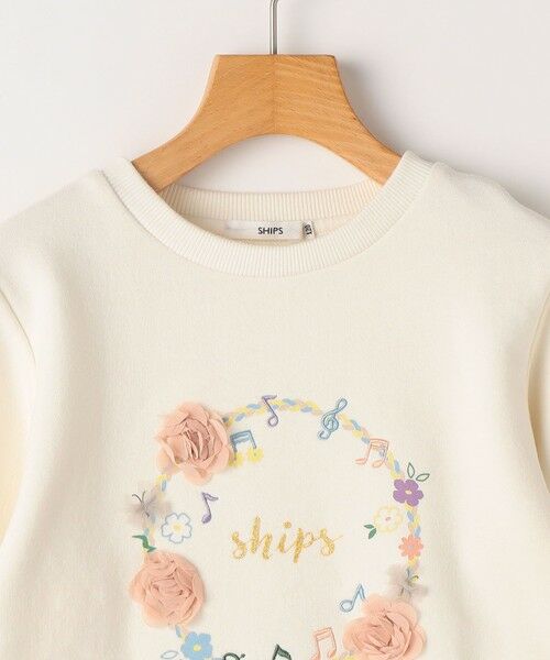 SHIPS / シップス スウェット | SHIPS KIDS:140〜150cm /ミュージック フラワー スウェット | 詳細2