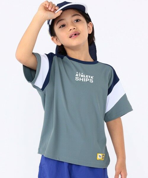 SHIPS / シップス Tシャツ | 【SHIPS KIDS別注】ATHLETA:100〜125cm /〈接触冷感〉TEE | 詳細15