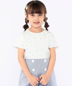 SHIPS / シップス Tシャツ | SHIPS KIDS:100〜130cm / フラワー テキスタイル 半袖 TEE