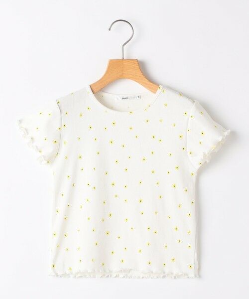 SHIPS / シップス Tシャツ | SHIPS KIDS:100〜130cm / フラワー テキスタイル 半袖 TEE | 詳細9