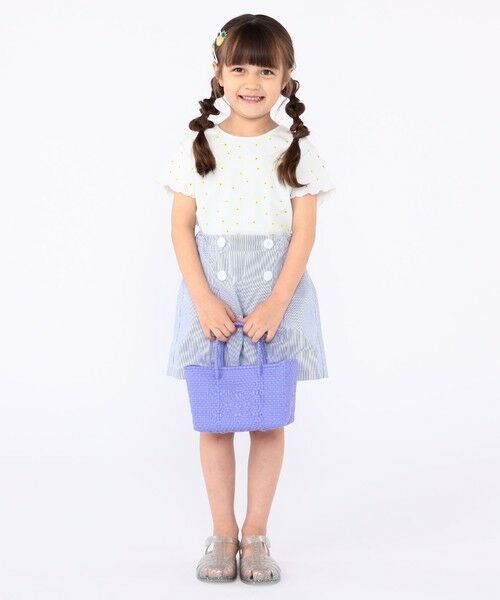 SHIPS / シップス Tシャツ | SHIPS KIDS:100〜130cm / フラワー テキスタイル 半袖 TEE | 詳細5