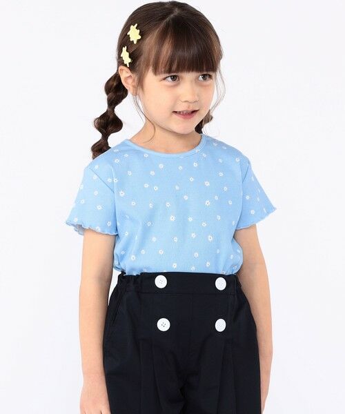 SHIPS / シップス Tシャツ | SHIPS KIDS:100〜130cm / フラワー テキスタイル 半袖 TEE | 詳細12