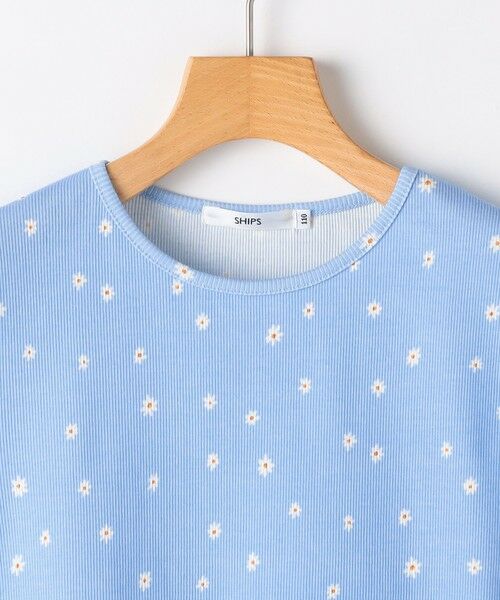 SHIPS / シップス Tシャツ | SHIPS KIDS:100〜130cm / フラワー テキスタイル 半袖 TEE | 詳細22