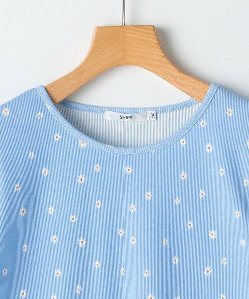 SHIPS / シップス Tシャツ | SHIPS KIDS:140〜150cm / フラワー テキスタイル 半袖 TEE | 詳細3