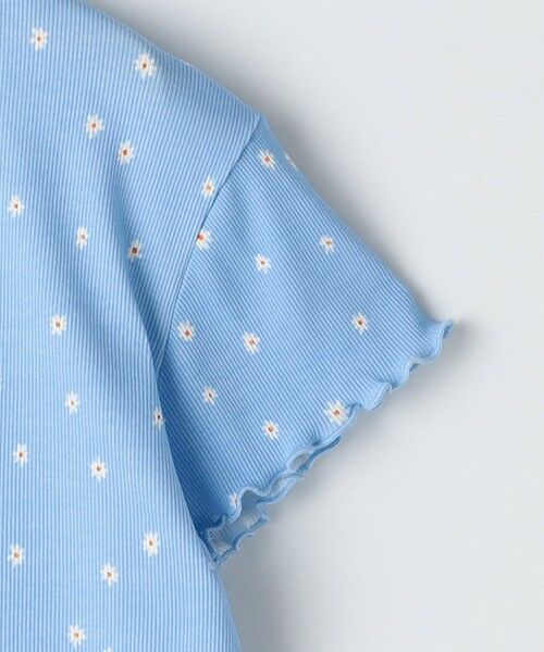 SHIPS / シップス Tシャツ | SHIPS KIDS:140〜150cm / フラワー テキスタイル 半袖 TEE | 詳細4