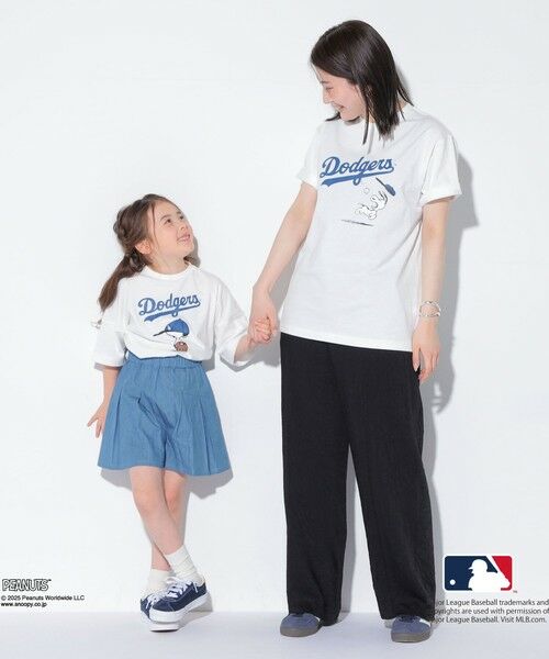 SHIPS / シップス Tシャツ | SHIPS KIDS:100〜125cm / PEANUTS×MLB プリント Tシャツ | 詳細9