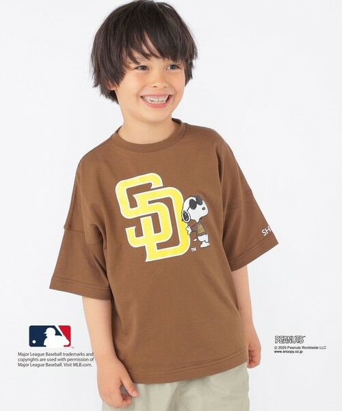 SHIPS / シップス Tシャツ | SHIPS KIDS:100〜125cm / PEANUTS×MLB プリント Tシャツ | 詳細21