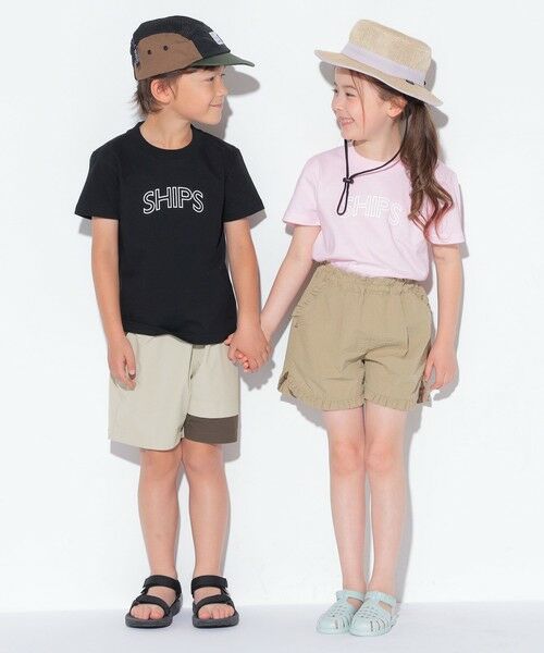 SHIPS / シップス Tシャツ | 【WEB限定】SHIPS KIDS:100〜160cm / 〈家族おそろい〉SHIPS ラウンド プリント ロゴ  Tシャツ | 詳細29