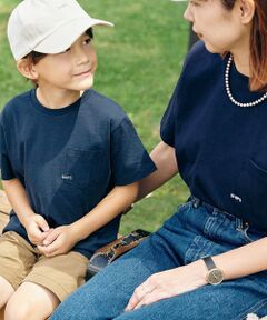 SHIPS / シップス Tシャツ | 【WEB限定】SHIPS KIDS:100〜160cm /〈家族おそろい〉SHIPS マイクロロゴ TEE