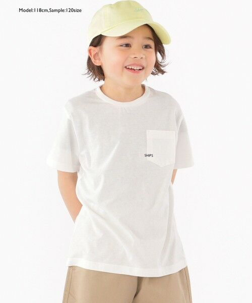 SHIPS / シップス Tシャツ | 【WEB限定】SHIPS KIDS:100〜160cm /〈家族おそろい〉SHIPS マイクロロゴ TEE | 詳細3