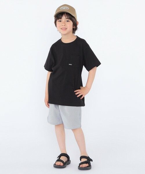 SHIPS / シップス Tシャツ | 【WEB限定】SHIPS KIDS:100〜160cm /〈家族おそろい〉SHIPS マイクロロゴ Tシャツ | 詳細28