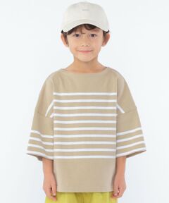 SHIPS / シップス Tシャツ | SHIPS KIDS:100〜170cm / パネル ボーダー 半袖 TEE