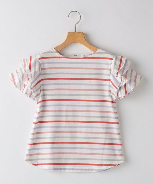 SHIPS / シップス Tシャツ | SHIPS KIDS:100〜130cm / オーガニック コットン フリル スリーブ TEE | 詳細8