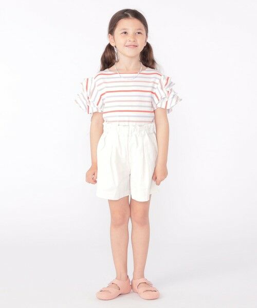 SHIPS / シップス Tシャツ | SHIPS KIDS:100〜130cm / オーガニック コットン フリル スリーブ TEE | 詳細6