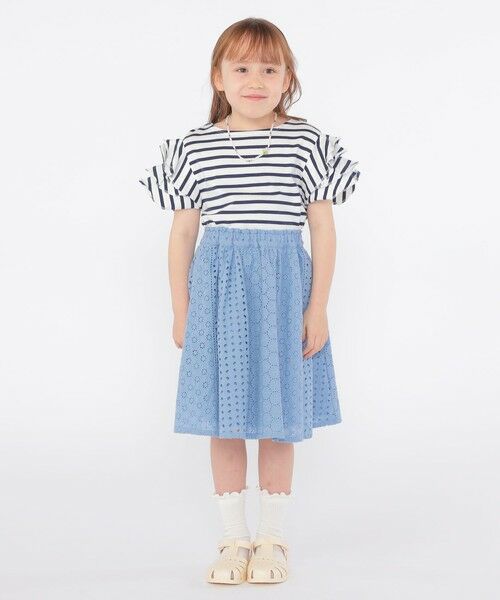 SHIPS / シップス Tシャツ | SHIPS KIDS:100〜130cm / オーガニック コットン フリル スリーブ TEE | 詳細12